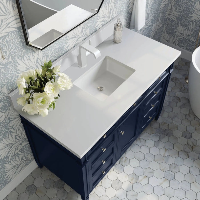 James Martin Brittany 48" Single Bathroom Vanity, Victory Blue