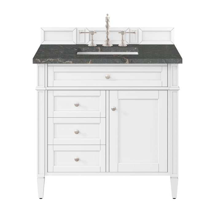 James Martin Brittany 36" Single Bathroom Vanity, Bright White