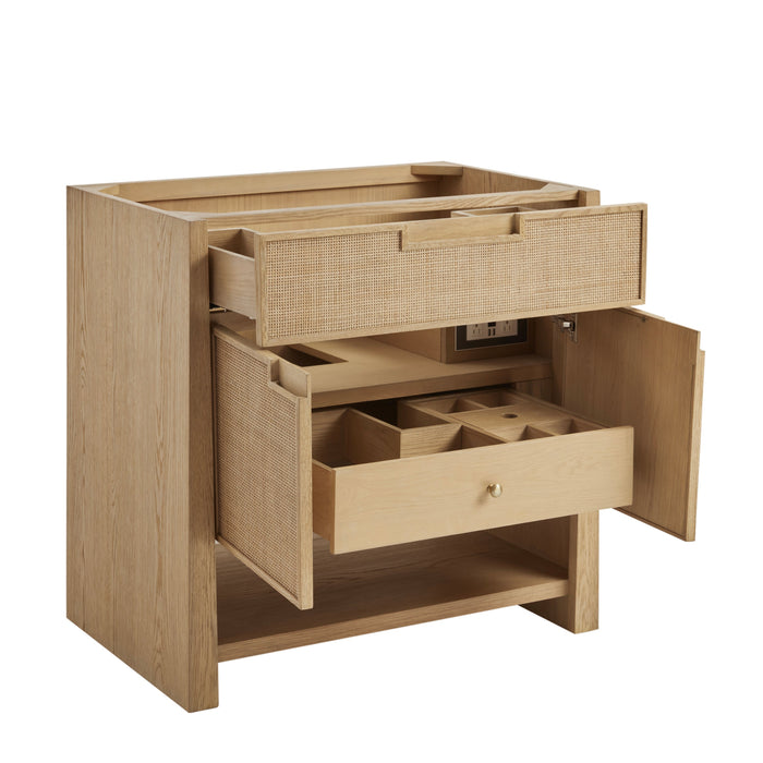 James Martin Solene 36" Single Bathroom Vanity, Seaside Oak