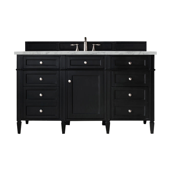 James Martin Brittany 60" Single Bathroom Vanity, Black Onyx