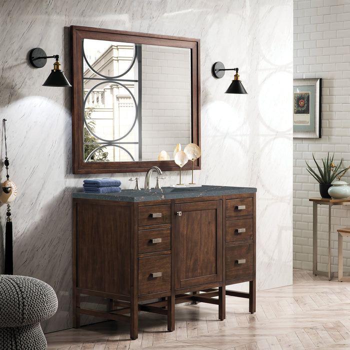 James Martin Addison 48" Single Bathroom Vanity, Mid-Century Acacia