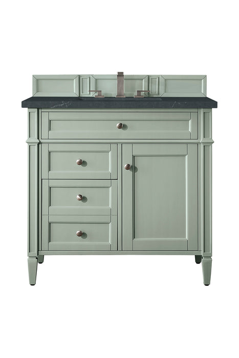James Martin Brittany 36" Single Bathroom Vanity, Sage Green