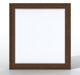 James Martin Addison 36" Mirror, Mid-Century Acacia