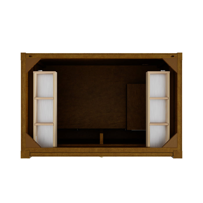 James Martin Bellshire 36" Single Bathroom Vanity, Honey Oak