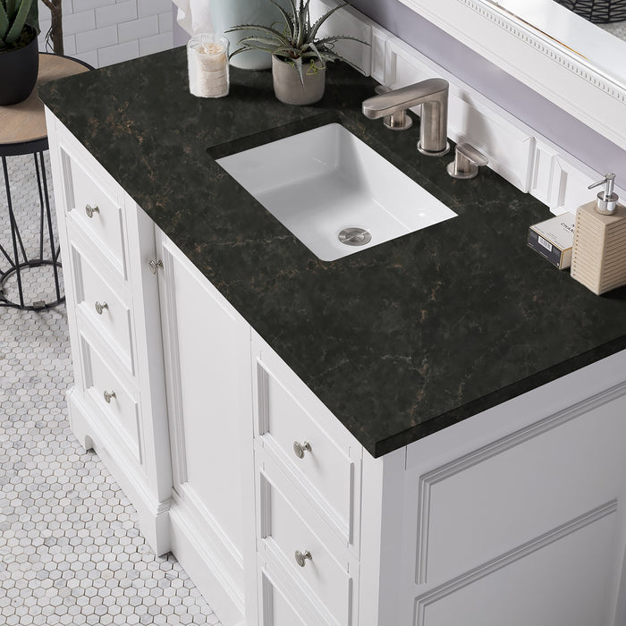 James Martin De Soto 48" Single Bathroom Vanity, Bright White