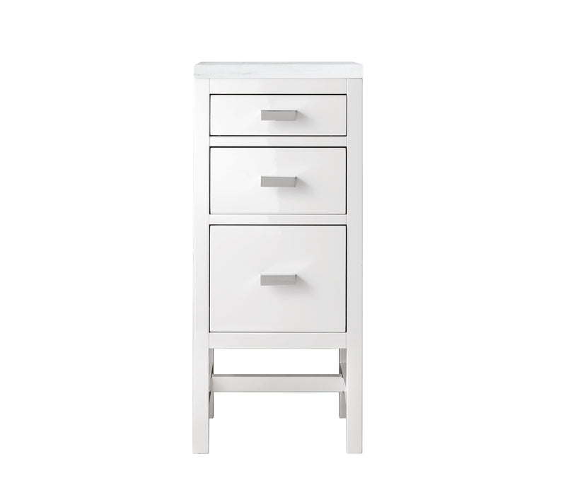 James Martin Addison 15" Base Cabinet, Glossy White