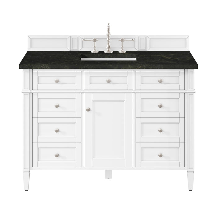James Martin Brittany 48" Single Bathroom Vanity, Bright White