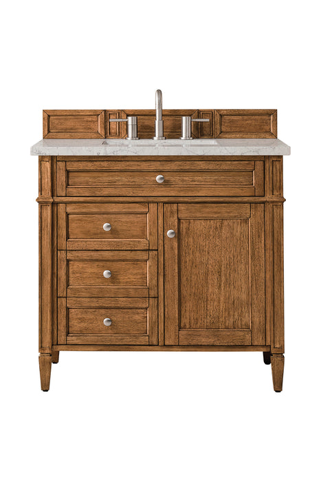 James Martin Brittany 36" Single Bathroom Vanity, Saddle Brown