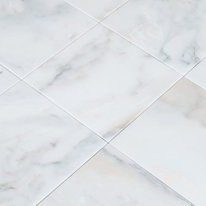 Giallo Calacatta White Marble Tile - Livfloors Collection