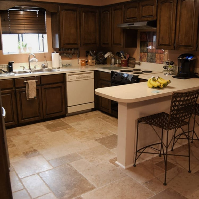 Mina Rustic Antique Pattern Brushed, Chiseled, and Partially Filled - Full Truckload