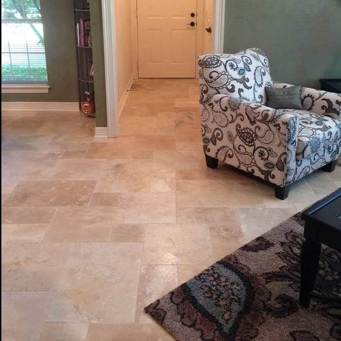 Mina Rustic Antique Pattern Brushed, Chiseled, and Partially Filled - Full Truckload