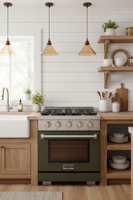 Kucht 30" Freestanding Professional Gas Range Liquid Propane KFX3000X/LP-G