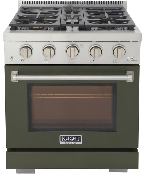 Kucht 30" Freestanding Professional Gas Range KFX3000X-G