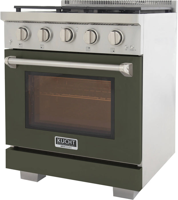 Kucht 30" Freestanding Professional Gas Range Liquid Propane KFX3000X/LP-G