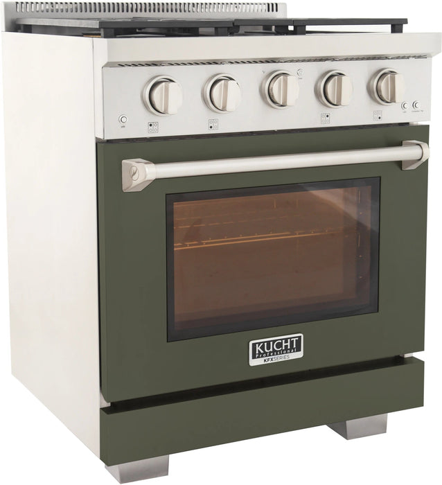 Kucht 30" Freestanding Professional Gas Range KFX3000X-G