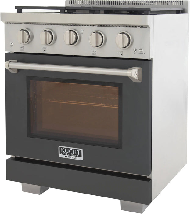 Kucht 30" Freestanding Professional Gas Range KFX3000X-GY