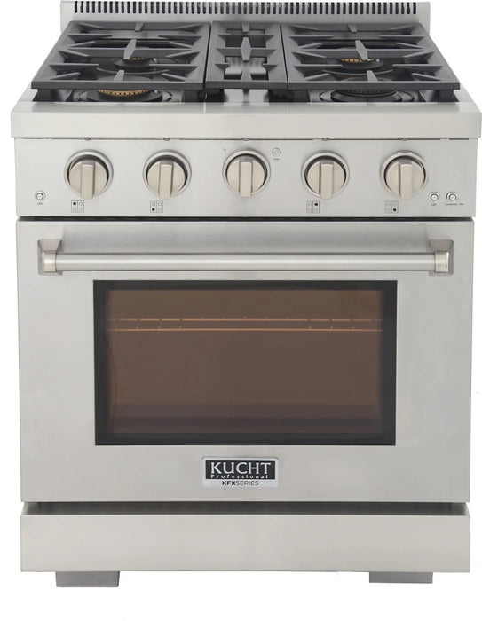 Kucht 30" Freestanding Professional Gas Range KFX3000X-S