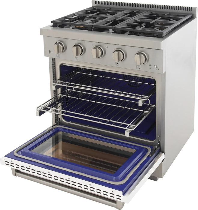 Kucht 30" Freestanding Professional Gas Range KFX3000X-W