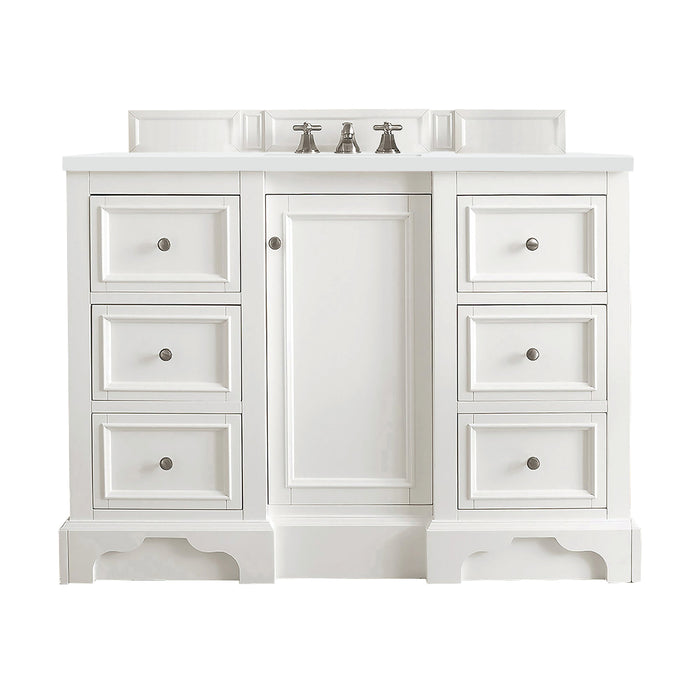 James Martin De Soto 48" Single Bathroom Vanity, Bright White