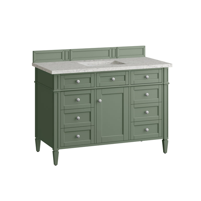 James Martin Brittany 48" Single Bathroom Vanity, Smokey Celadon