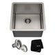 KRAUS Standart PRO 17" Undermount Stainless Steel Single Bowl Kitchen Bar Sink, KHU101-17
