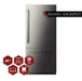 KUCHT 36” Built - In, Counter Depth, Stainless Steel Refrigerator KR360SD - Farmhouse Kitchen and Bath