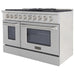 Kucht 48” Pro - Style Kitchen Dual Fuel Range - KDF482/LP - S - Farmhouse Kitchen and Bath