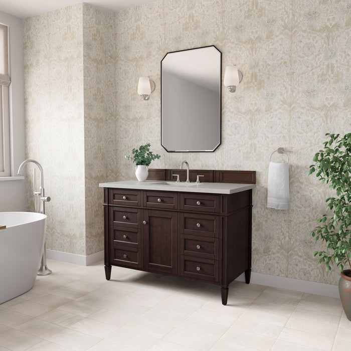 James Martin Brittany 48" Single Bathroom Vanity, Burnished Mahogany