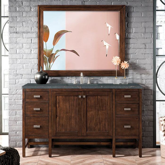 James Martin Addison 60" Single Bathroom Vanity, Mid-Century Acacia