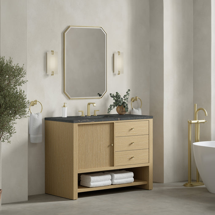 James Martin Marigot 48" Single Bathroom Vanity, Sunwashed Oak