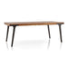 Lakin 81" Teak Extendable Dining Table 462000 - Farmhouse Kitchen and Bath