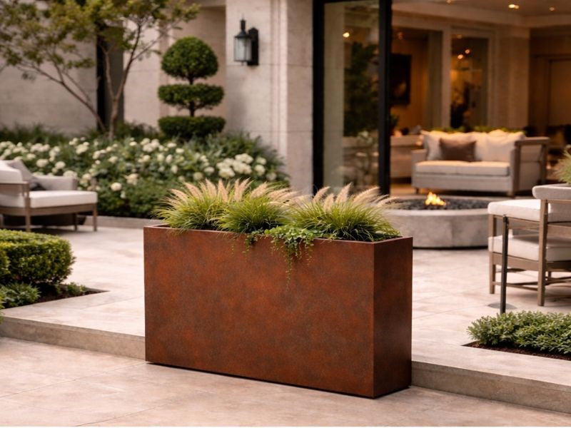 Corten Steel Edge Planters
