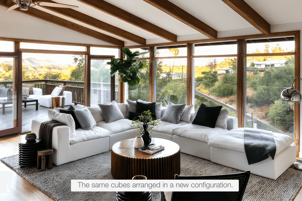 6 Cube Movie Pit or Large Sectional