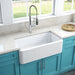 Latoscana 33″ Reversible Fireclay Sink Model LFS3318W - Farmhouse Kitchen and Bath