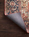 Layla Collection LAY - 08 Red/Navy, Traditional 9' - 0" x 12' - 0" Area Rug - Farmhouse Kitchen and Bath