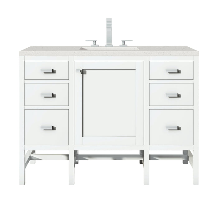 James Martin Addison 48" Single Bathroom Vanity, Glossy White