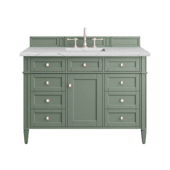 James Martin Brittany 48" Single Bathroom Vanity, Smokey Celadon