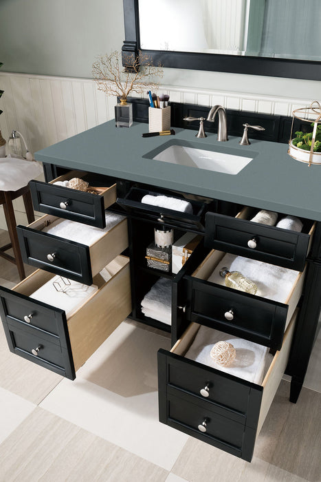 James Martin Brittany 48" Single Bathroom Vanity, Black Onyx