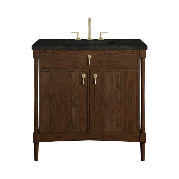 James Martin Kinnsden 36" Single Bathroom Vanity, Sable Oak