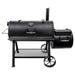 Longhorn Reverse Flow Smoker, Black - Farmhouse Kitchen and Bath