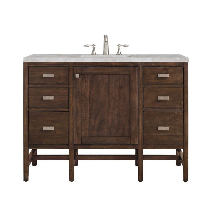 James Martin Addison 48" Single Bathroom Vanity, Mid-Century Acacia