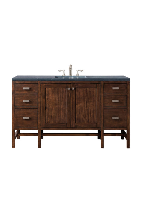 James Martin Addison 60" Single Bathroom Vanity, Mid-Century Acacia