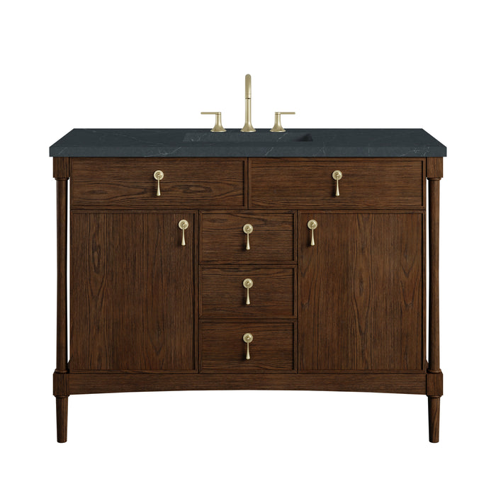 James Martin Kinnsden 48" Single Bathroom Vanity, Sable Oak