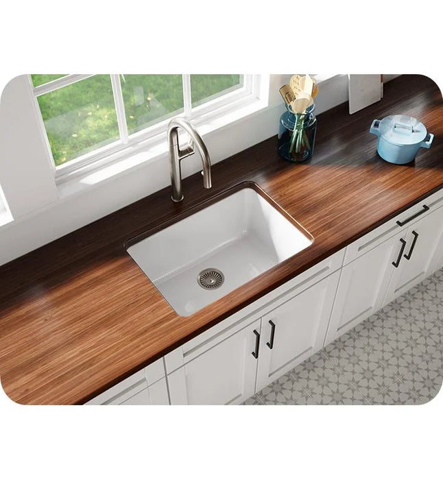 LaToscana 27"  Fireclay Sink Undermount LUM2719W