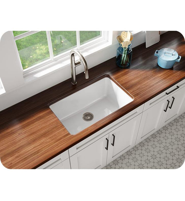 LaToscana 30" Fireclay Sink Undermount  LUM3019W