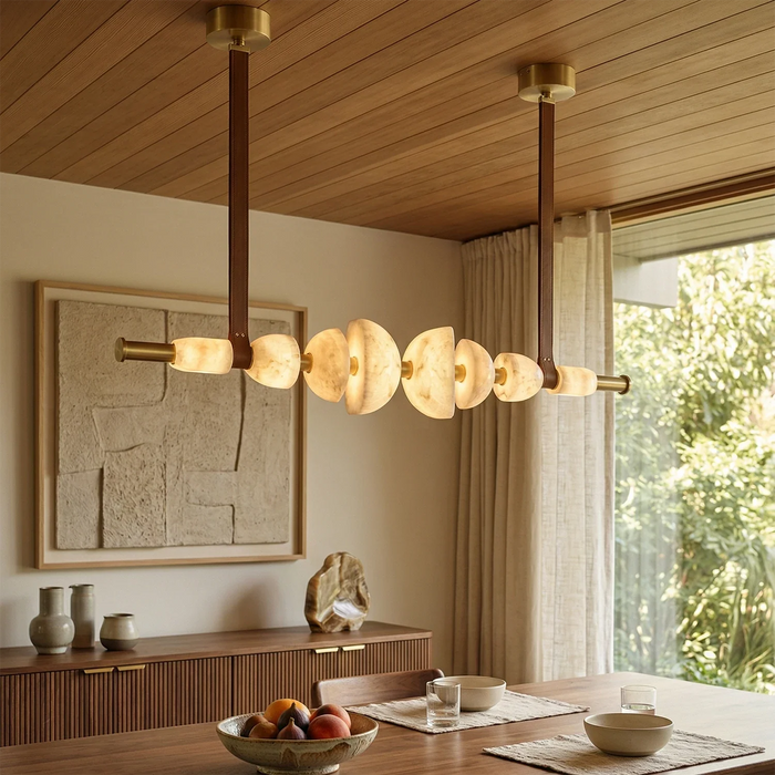 Lumina Alabaster Linear Chandelier