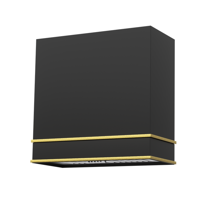Akicon 30" Stainless Steel Wall Mount Range Hood with 600 CFM Vent Hood — AK-HS30HB-JBN-48