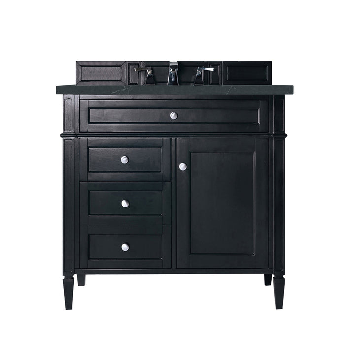 James Martin Brittany 36" Single Bathroom Vanity, Black Onyx