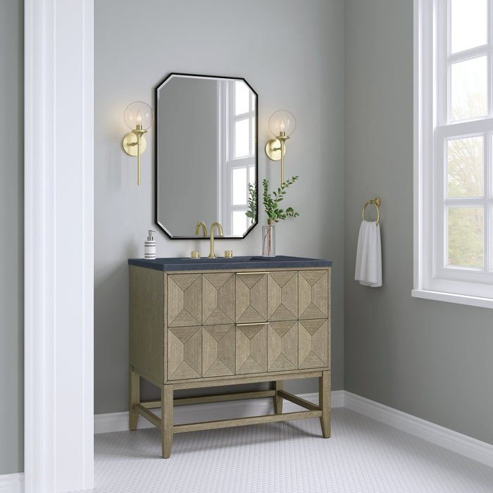 James Martin Emmeline 36" Single Bathroom Vanity, Pebble Oak