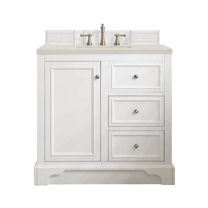 James Martin De Soto 36" Single Bathroom Vanity, Bright White